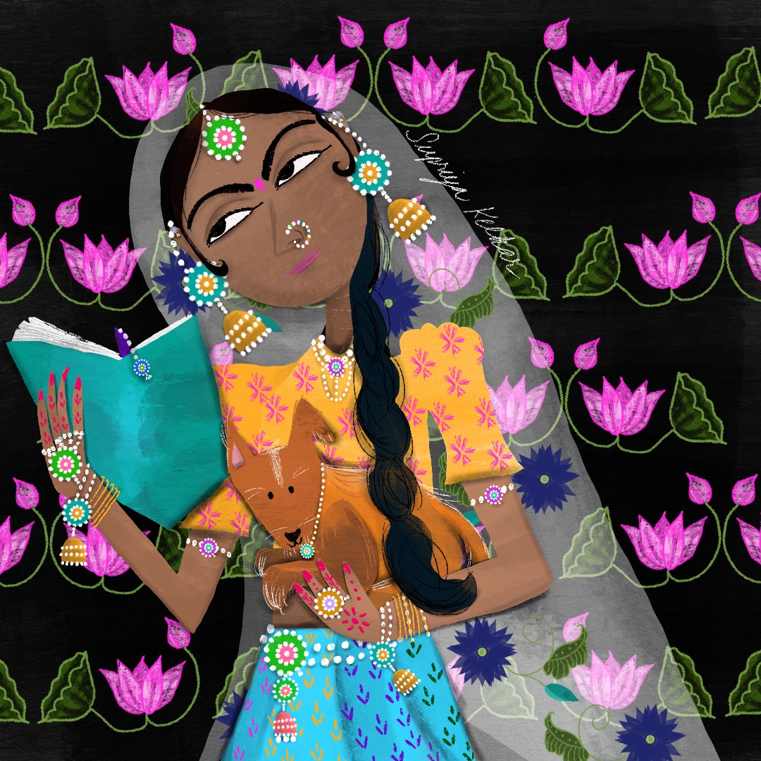 reading_woman_dog_2023